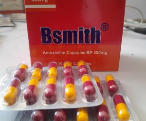 Amoxicillin 500mg (Bsmith) By 10 Tablet Strip