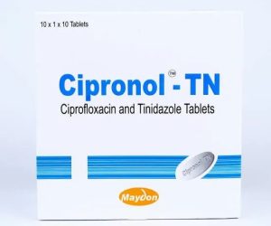 Cipronol TN Ciprofloxacin & Tinidazole tab x pkt