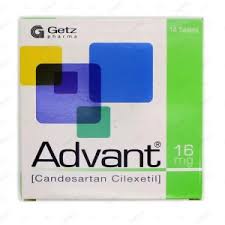 Advant Candesartan 16mg (Getz pharma) By 28 Tablet Pack