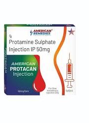 American Remidies Protamine Sulphate 50mg ByAmpoul