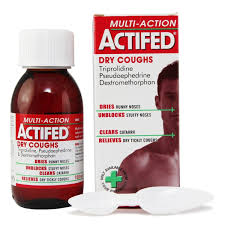 Actifed Dry Cough (Multi-Action) Syrup By 100ml Bottle