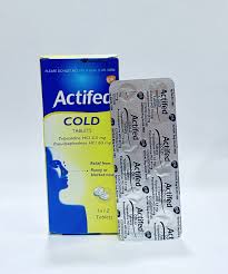Actifed Cold Tablet By 12Tablet Pack